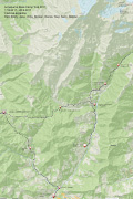 02 - mapa cesty - Annapurna 